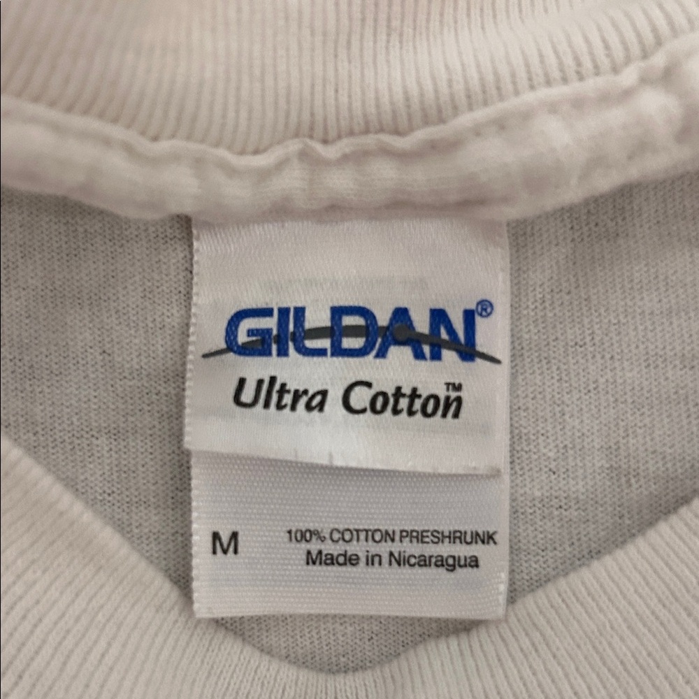 Gildan White Ranch House Cafe T-Shirt - Picture 2 of 3